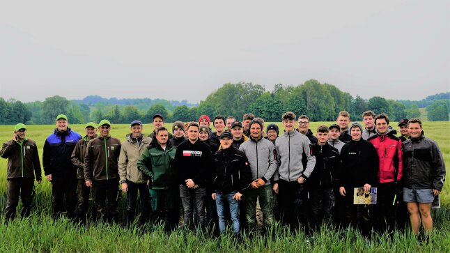 Eine Besuchergruppe 
