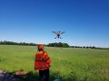 Kitzrettung Drohnenflug