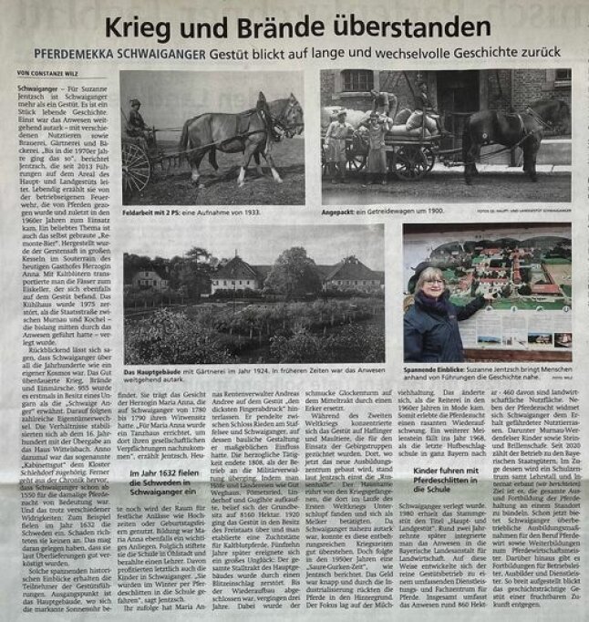 Pferdemekka Schwaiganger - Geschichte