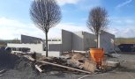 AVZ Tierwohl Baustelle Pig Port Stall am 04.03.2020